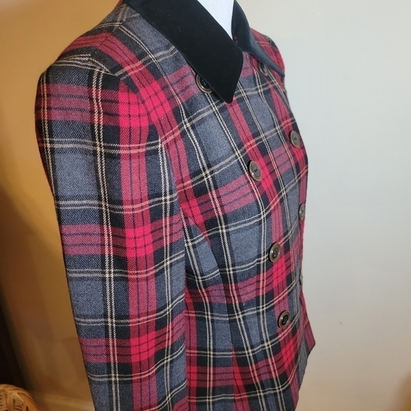 RENA Rowar for Saville blazer jacket with a velvet collar size 10p - Picture 4 of 8